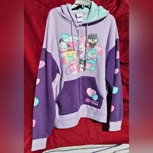 Purple Hello Kitty and Friends Hoodie Sz 2X See Pictures For More Details
